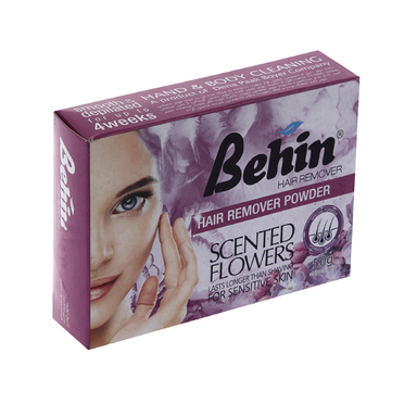 پودر موبر بانوان بهین (Behin) مدل Scented Flowers وزن 50 گرم بسته 10 عددی