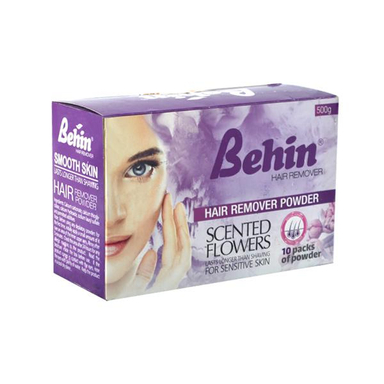 پودر بانوان موبر بهین (Behin) مدل Scented Flowers وزن 500 گرم