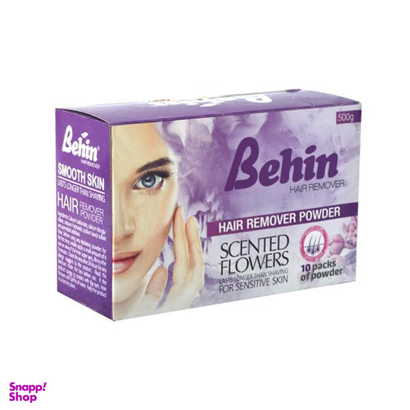 پودر بانوان موبر بهین (Behin) مدل Scented Flowers وزن 500 گرم