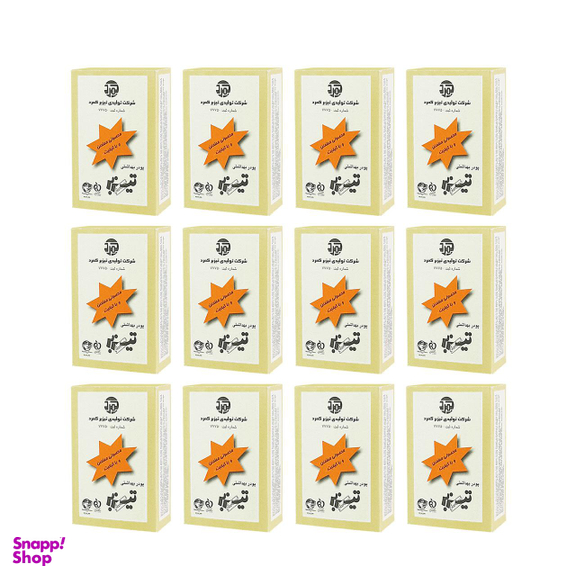 پودر موبر تیزبر (Tizbar) مدل T07 وزن 75 گرم بسته 12 عددی