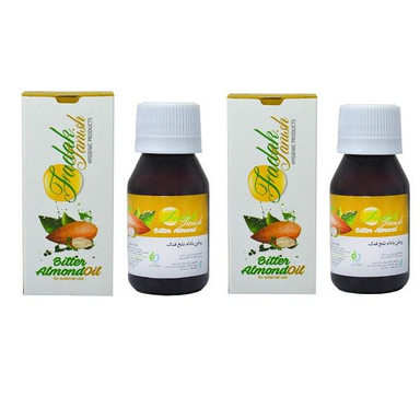 روغن مو و بدن فدک (fadak) مدل بادام حجم 50 میلی‌لیتر بسته 2 عددی