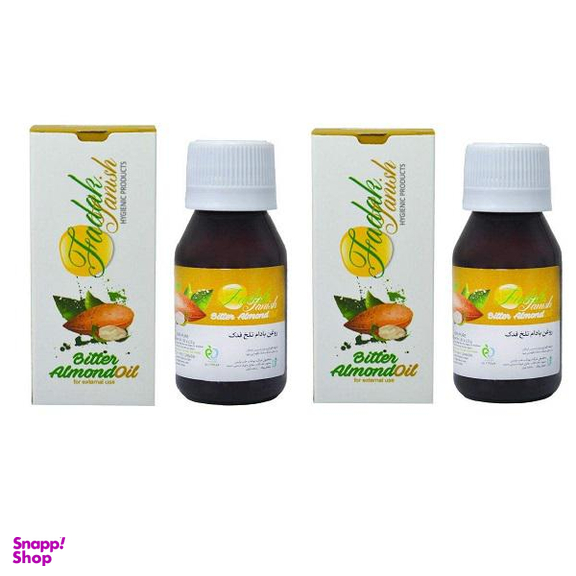 روغن مو و بدن فدک (fadak) مدل بادام حجم 50 میلی‌لیتر بسته 2 عددی