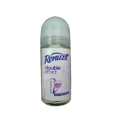 رول ضد تعریق زنانه رینوزیت (Renuzit) مدل double effect حجم 50 میلی‌لیتر