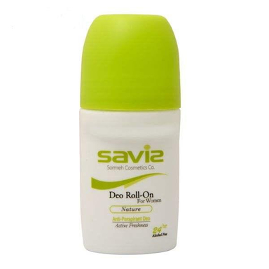رول ضد تعریق زنانه ساویز (Saviz) مدل Nature حجم 50 میلی‌ لیتر مجموعه 2 عددی