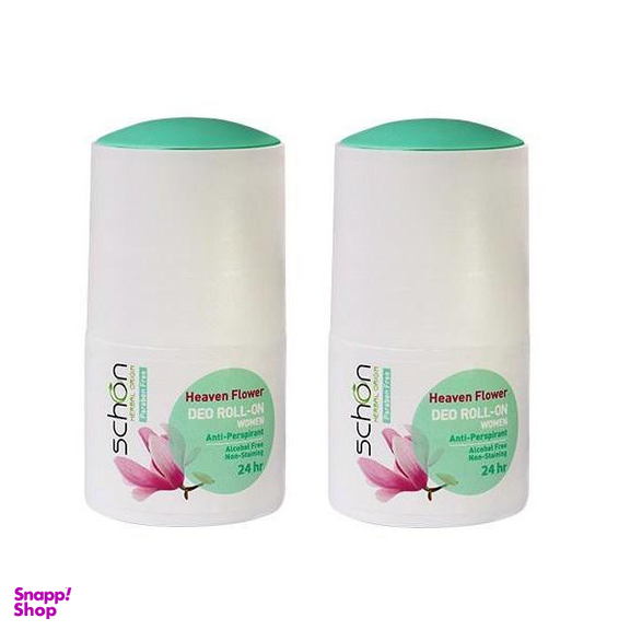 رول ضد تعریق زنانه شون (Schon) مدل Heaven Flower حجم 50 میلی لیتر بسته 2 عددی