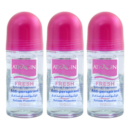 رول ضد تعریق زنانه عطرآگین (Atragin) مدل P1 حجم 50 میلی‌لیتر مجموعه 3 عددی