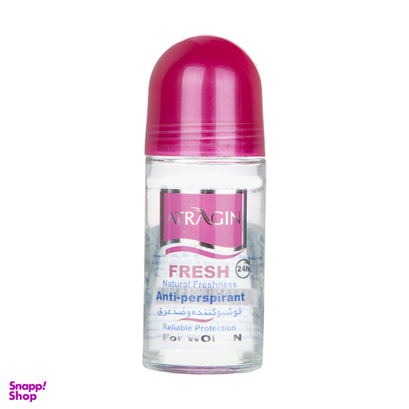 رول ضد تعریق زنانه عطرآگین (Atragin) مدل Pink حجم 50 میلی‌ لیتر