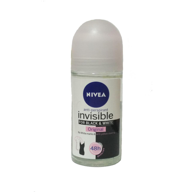 رول ضد تعریق زنانه نیوآ (Nivea) مدل Invisble Black and White Original حجم 50 میلی‌ لیتر