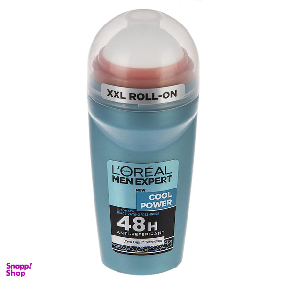 رول ضد تعریق مردانه لورآل (Loreal) سری Men Expert مدل Cool Power حجم 50 میلی لیتر