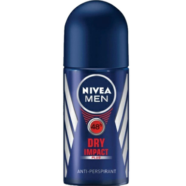 رول ضد تعریق مردانه نیوآ (Nivea) مدل Dry Impact Plus حجم 50 میلی‌لیتر