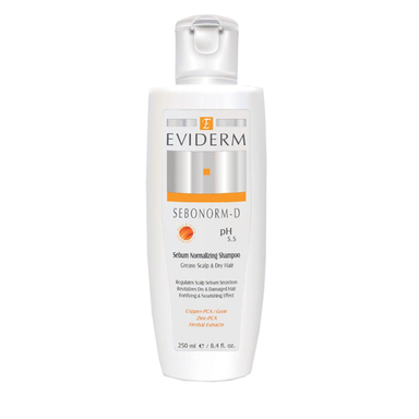 شامپو اویدرم (Eviderm) مدل Sebonorm-D حجم 250 میلی‌لیتر