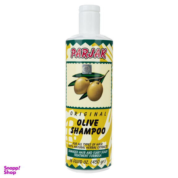 شامپو مو پرژک مدل Olive وزن 450 میلی‌ لیتر