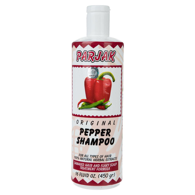 شامپو پرژک (Parjak) مدل Pepper وزن 450 میلی‌لیتر