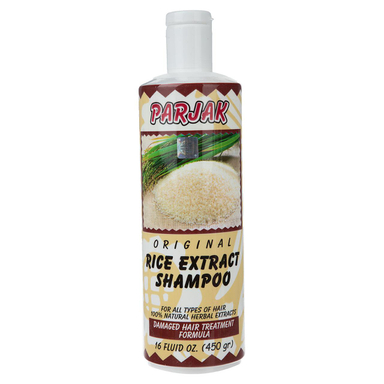 شامپو پرژک (Parjak) مدل Rice Extract وزن 450 میلی‌لیتر