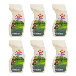 شامپو پرمون (Parmoon) مدل Rice Bran مناسب موی چرب حجم 250 گرم بسته 6 عددی