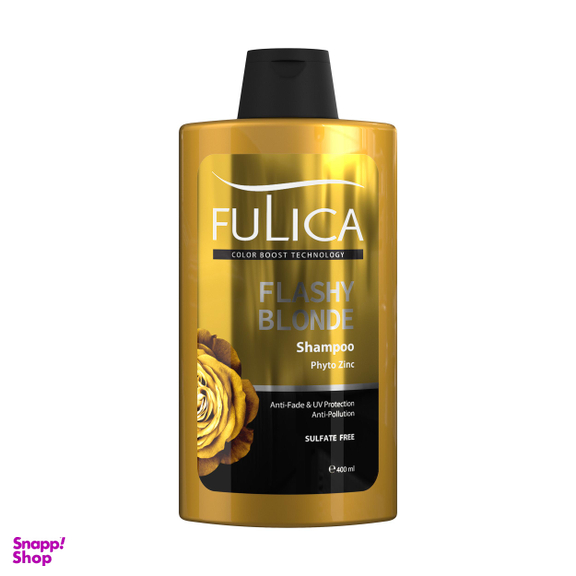 شامپو تثبیت کننده رنگ مو فولیکا (Fulica) مدل FLASHY BLONDE حجم 400 میلی‌لیتر