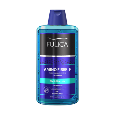 شامپو مو فولیکا مدل Amino Fiber حجم 400 میلی‌ لیتر