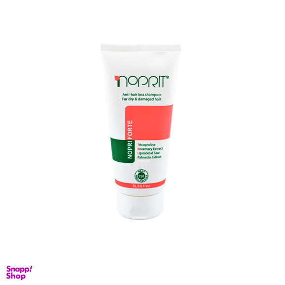 شامپو تقویت کننده نوپریت (Noprit) سری نوپری مدل Forte مناسب موهای رنگ شده و آسیب دیده حجم 200 میلی‌لیتر