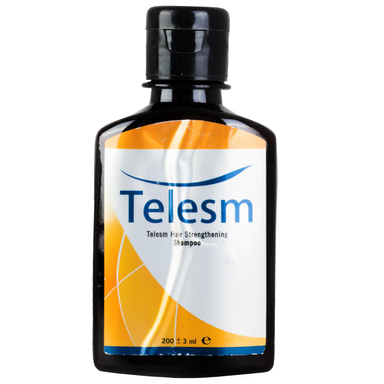 شامپو تقویت کننده و ضد ریزش طلسم (Telesm) حجم 200 میلی‌لیتر