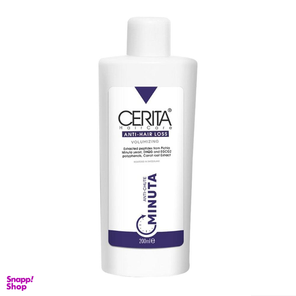 شامپو ضد ریزش مو سریتا مدل Minuta حجم 200 میلی لیتر