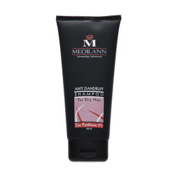 شامپو مو مدیلن (Medilann) مدل Zinc Pyrithione2% Anti Dandruff مناسب موی خشک حجم 200 میلی لیتر