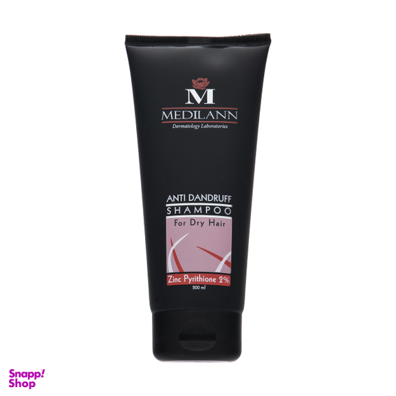 شامپو مو مدیلن (Medilann) مدل Zinc Pyrithione2% Anti Dandruff مناسب موی خشک حجم 200 میلی لیتر