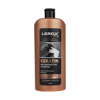 شامپو مو کراتینه لروکس مدل Keratin وزن 550 گرم