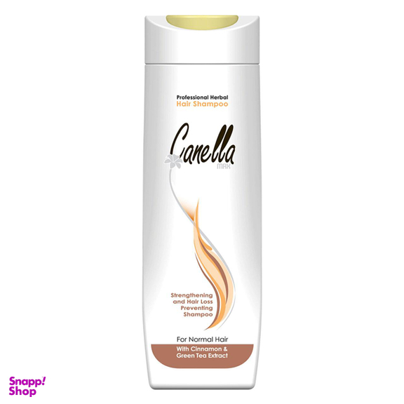 شامپو گیاهی کنلا مکس (Canella max) مخصوص موهای معمولی حجم 430 میلی‌لیتر