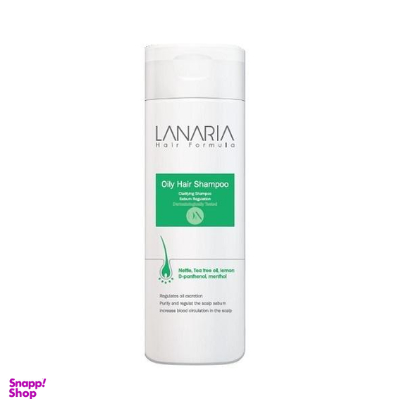 شامپو لاناریا (Lanaria) مدل Oily حجم 200 میلی‌لیتر