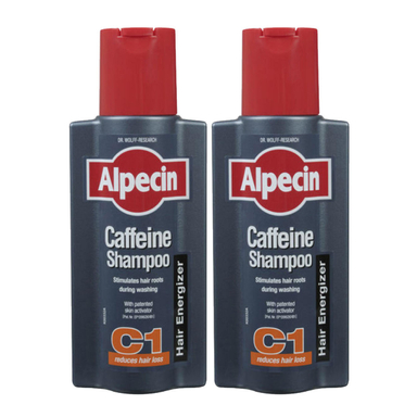 شامپو مو آلپسین (Alpecin) مدل C1 Caffeine حجم 250 میلی‌ لیتر بسته 2 عددی