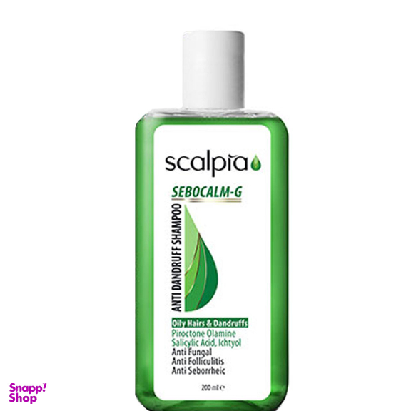 شامپو مو اسکالیپا (Scalpia) مدل Sebocalm G حجم 200 میلیلیتر