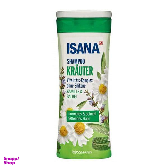 شامپو مو ایسانا (Isana) مدل Krauter حجم 300 میلیلیتر