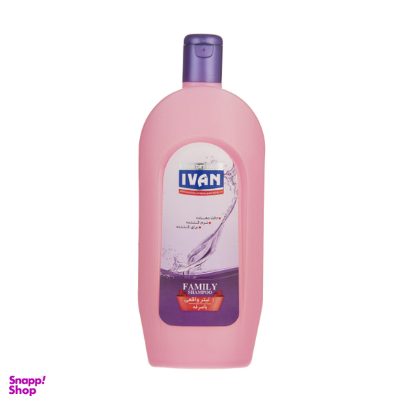 شامپو مو ایوان (Ivan) سری Family مدل Pink حجم 1000 میلیلیتر