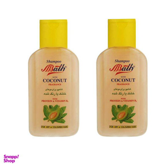 شامپو مو بس (Bath) مدل Coconut وزن 280 گرم بسته 2 عددی