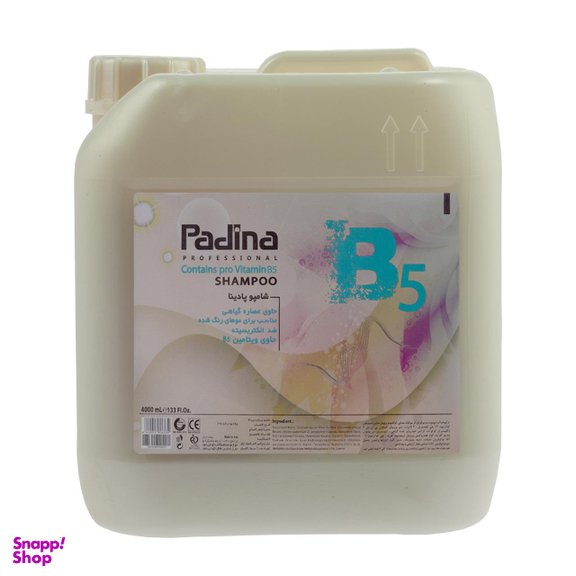 شامپو مو پادینا (Padina) مدل Pro Vitamin B5 حجم 4000 میلی‌لیتر