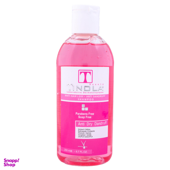 شامپو مو تقویت کننده و ضد شوره تینولا بیوتی (Tinola beauty) کد 08 حجم 200 میلی‌لیتر