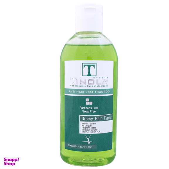 شامپو مو چرب تینولا بیوتی (Tinola beauty) کد TINO06 حجم 200 میلی‌لیتر