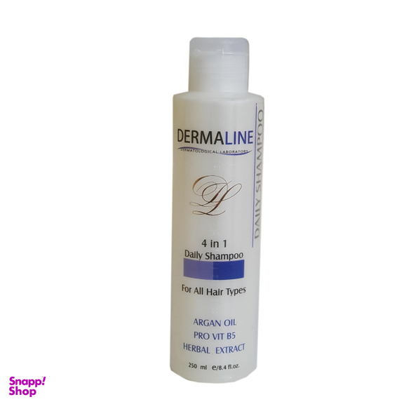 شامپو مو درمالاین (Dermaline) مدل Daily حجم 250 میلی‌لیتر
