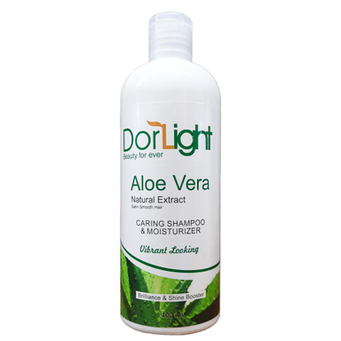 شامپو مو دورلایت (Dorlight) مدل Aloe vera حجم 400 میلی‌لیتر