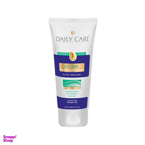 شامپو مو دیلی کر (Daily care) مدل D CARE حجم 200 میلی‌لیتر
