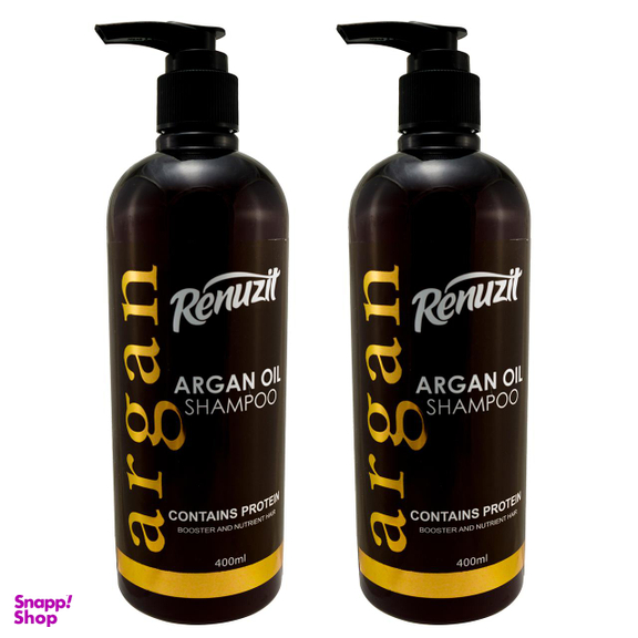 شامپو مو رینوزیت (Renuzit) مدل ARGAN OIL حجم 400 میلی‌لیتر بسته 2 عددی
