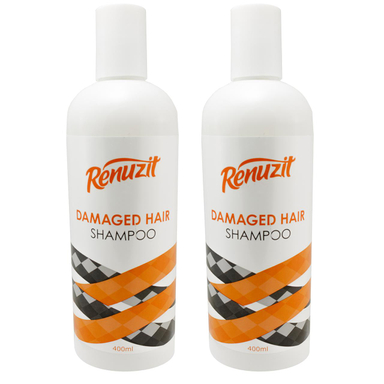 شامپو مو رینوزیت (Renuzit) مدل DAMAGED HAIR حجم 400 میلی‌لیتر مجحوعه 2 عددی
