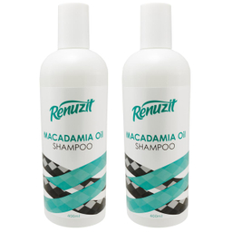 شامپو مو رینوزیت (Renuzit) مدل MACADAMIA OIL حجم 400 میلی‌لیتر بسته 2 عددی