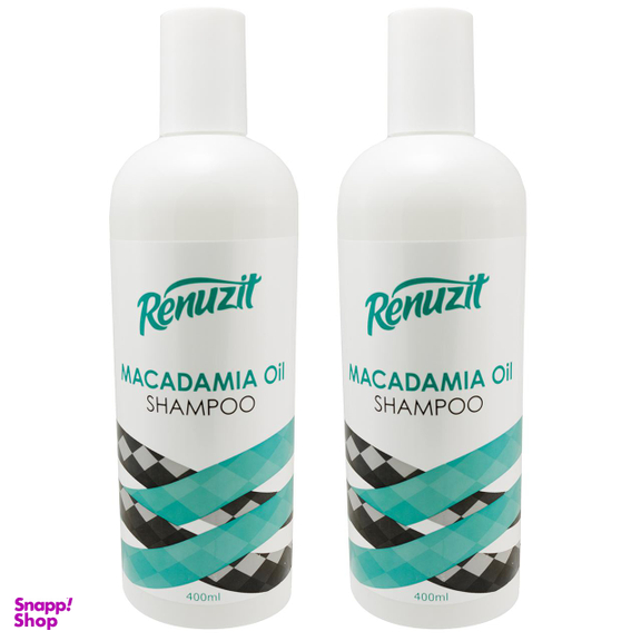 شامپو مو رینوزیت (Renuzit) مدل MACADAMIA OIL حجم 400 میلی‌لیتر بسته 2 عددی