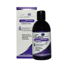 شامپو مو زیکسار (Zixar) مدل Keratin و انار حجم 250 میلی‌لیتر