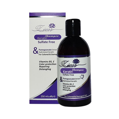 شامپو مو زیکسار (Zixar) مدل Keratin و انار حجم 250 میلی‌لیتر