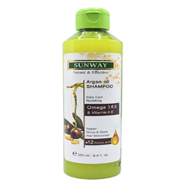 شامپو مو سان وی (Sunway) مدل روغن آرگان حجم 250 میلی‌لیتر
