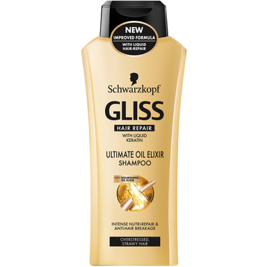 شامپو مو سر گلیس (Gliss) مدل Ultimate Oil Elixir حجم 400 میلیلیتر