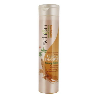 شامپو مو شون (Schon) مدل Keratin و Ginseng حجم 400 میلی‌لیتر
