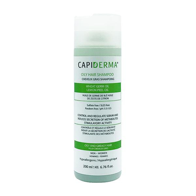 شامپو مو کپیدرما (Capiderma) مدل جوانه گندم حجم 200 میلی‌لیتر